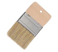 HIAKDOFT Brosse à Sable Poils de Porc Naturel Pinceau de Peinture Mural Multifonction Manche Ergonomique pour Nettoyage et Travaux