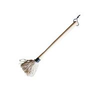 HIAKDOFT Brosse pour Barbecue Tête Fibre De Coton Manche Long Dur Balai à Vaisselle pour Rôtir Griller Appliquer La Sauce Barbecue Marinade Glaçage