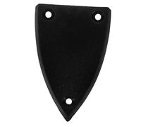 HIAKDOFT Cache Truss Rod Triangle pour Guitare Électrique et Basse Protection Plastique Noir de Remplacement