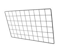 HIAKDOFT Cadre Photo Mural Grille Métallique Étagère de Rangement Décorative Forgé Style Organisateur Mural Suspendu pour Photos et Affiches