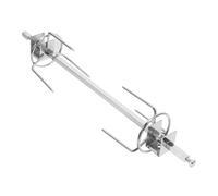 HIAKDOFT Cage à Rôtir Acier pour Dinde Support De Stable pour Barbecue Et Four Panier à Brochettes Rotatif pour Et Légumes