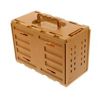 HIAKDOFT Cage de Transport Portable pour Oiseaux Petits et Perruches en Plastique Robuste Cage à Oiseaux Extérieure avec Ventilation Optimale et Mangeoire Intégrée Légère et Compacte et