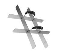 HIAKDOFT Cake Divider Stainless Steel Cheesecake Portion Marker Even Slice Guide For Brownies Pies And Rectangular Bread Baking Tool Kitchen Accessories