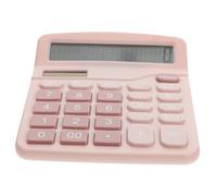 HIAKDOFT Calculatrice Solaire Double Alimentation Chiffres Calculatrice de Bureau Compacte et Légère pour Étudiants et Bureaux Fonction Addition Soustraction Multiplication Division