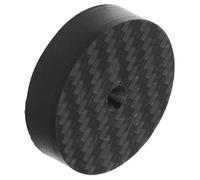 HIAKDOFT Carbon Fiber Speaker Isolation Pads Vibration Feet Mat for Audio Speakers Base Pad with Noise Reduction and Wide Compatibility