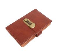 HIAKDOFT Carnet D’Épargne avec Cadenas à Code - Organisateur de Budget en PU Motif Crocodile - 100 Pochettes pour Billets - Format 178 X 11 CM - Protection Confidentielle pour Défis