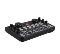 HIAKDOFT Carte de Mixage Portable pour Chant et Gaming Interface Audio Externe Compacte avec Changement de Voix Multi-mixage Multilingue Compatible PC et Smartphone Console de Mixage Live