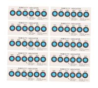 HIAKDOFT Carte Indicatrice D'humidité Portable 20 Pièces Outil De Mesure D'humidité à Changement De Couleur Détection D'humidité Pour Bureaux Et Entrepôts Papier Absorbant Réutilisable