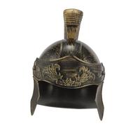 HIAKDOFT Casque Romain en Or pour Cosplay Taille Unique Accessoire de Fête Casque Médiéval Costume de Soldat Romain pour Adultes et Garçon et Accessoire de Costume Vintage