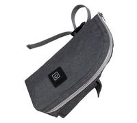 HIAKDOFT Chauffe-biberon Portable Isotherme Pour Bébé, Paquet De Conservation Gris, Maintien Chaud, Tissu Doux, Usage Voiture Et Voyage, Compatible Bouteilles Standard, Paquet Chauffant Mobile