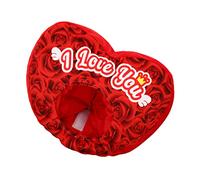 HIAKDOFT Chic Party Hat Plush Love Heart Headgear For Festival Photo Prop Comfortable And Adjustable For Cosplay And Holiday Celebrations