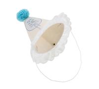 HIAKDOFT Children's Birthday Hats With Pom Poms And Lace Fringe Lightweight Cone Party Caps For For Group Celebrations And Dress Up Fun
