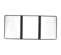 HIAKDOFT Classeur de Menu Transparent PVC Souple Porte Menu Flexible Pages Faces Organiseur Pratique pour Restaurant et Cuisine Professionnelle