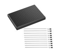 HIAKDOFT Clip Holder with Base for Model Painting Alligator Clips Set for Craft Making and Precise Airbrush Coloring Lightweight and Portable Tool