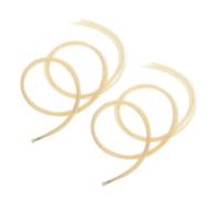 HIAKDOFT Crin de Cheval Mongol Blanc Hanks pour Archet Violon Alto Violoncelle Cheveux Naturels Épais Uniformes Adapté Aux Instruments à Cordes Petites et Moyennes