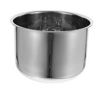 HIAKDOFT Cuiseur Riz Inox Intérieur Acier Inoxydable Chauffe Rapide et Distribution Homogène Accessoire Remplacement pour Cuiseurs Riz Multifonctions