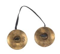 HIAKDOFT Cymbales à Doigts Cuivre pour Danse Du Ventre et Rituel Tibétain Accessoire pour Yoga Musique et Célébrations Instrument Portable pour Artistes