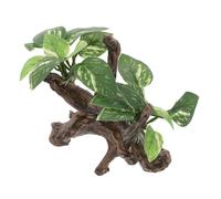 HIAKDOFT Décoration Aquarium Résine Racines Flotté Naturel Cachette pour Poissons et Reptiles Décor Adapté Eau Douce et Ambiance Apaisante