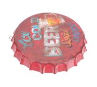 HIAKDOFT Décoration Murale Capsule de Bière Vintage 35 Cm en Fer Peinture sur Tôle Artistique Intérieure Bar Café Ensemble Mural Creative