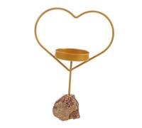 HIAKDOFT Élégant Porte-Cierge Cristal pour Aromathérapie Décoration De Table Centre De Mariage Dîner Romantique Ou Salon Support De Bougie Artisanale