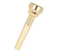 HIAKDOFT Embouchure Trompette Dorée Laiton pour Adultes et Débutants Petite Compacte et Confortable pour Pratique Musicale
