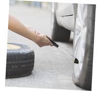 HIAKDOFT Embout Gonflage Pneu Double Tête avec Manche Droit pour Compresseur Gonfleur Électrique Pneus Voiture et Poids Lourds Débit Air Élevé Rapide et Fiable