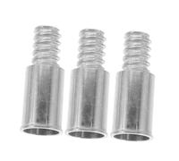 HIAKDOFT Embouts De Manche pour Perches Télescopiques 3pcs Adaptateurs en Métal Filetage Américain Compatible Balais Et Serpillères Installation Facile Nettoyage Domestique Et Commercial