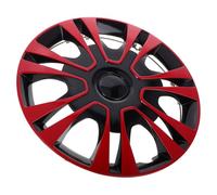 HIAKDOFT Enjoliveur de Roue Rouge PP Robuste Protection Eau Accessoire Véhicule Compatible Voitures et Camions