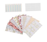 HIAKDOFT Enveloppe Budget Portable avec Fiches de pour de Trésorerie Organisateur Compact pour Carnet de Classeur Budget Pratique pour Analyse des Dépenses
