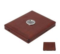 HIAKDOFT Étui Boîte à Anches de Hautbois 5 Pièces avec Hygromètre Intégré Ambiant, Design Compact en Couleur Ambre, Porte-anches pour Rangement Sécurisé et Transport Pratique, Accessoire