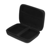 HIAKDOFT Étui de Transport Antichoc pour Glucomètre, Organisateur Noir Compact, Rangement Portable, Accessoire de Voyage pour Suivi Glycémique, Protection du Matériel Diabète