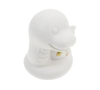 HIAKDOFT Figurine Serpent Céramique Décorative Sculpture Serpent Élégante pour Bureau et Maison Statuette Compacte avec Base Stable Ornement Artistique pour Décoration Intérieure