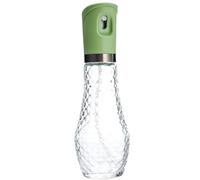 HIAKDOFT Flacon Pulvérisateur d'Huile en Verre Transparent 150 Ml Corps en Acier Inoxydable Vaporisateur pour Huile d'Olive et Cuisson Adapté Friteuse à Air Chaud et Barbecue