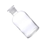 HIAKDOFT Flacon Réactif Verre avec Graduation Bouteille à Col Étroit Stable pour Laboratoire Chimie et Échantillonnage Matériel Verre Résistant pour Usage Éducatif et Industriel