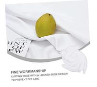 HIAKDOFT Fond Photographie Professionnel Blanc Pur Toile Non Réfléchissante pour Studio Photo et Accessoire avec Crochets Toile Arrière Durable pour Prises de Vue Intérieur et Direct