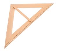 HIAKDOFT Grand Règle Bois pour Enseignants Outil de Mesure Géométrique Bois Dur Règle Pédagogique pour Tableau Instrument Enseignement Interactif pour Classe