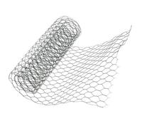 HIAKDOFT Grillage à Poule en Fer 100X12 Pouces Filet Métallique Découpable pour Jardin et Pépinière Clôture DIY pour Compositions et Volaille Facile à Installer