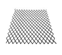 HIAKDOFT Grille de Cheminée en Acier 25 X 40 CM Réceptacle à Braises, Pare-Feu pour Foyer Intérieur, Accessoire Compatible Poêles à Bois, Barbecue et Feux Ouverts, Sécurité et Combustion