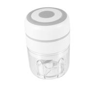 HIAKDOFT Hachoir à Ail Électrique Portable Broyeur Gingembre Multifonction avec Lame Presse-ail Automatique Ergonomique pour Cuisine Facile et Rapide
