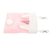 HIAKDOFT Hamac Chaud pour Hamster Et Cobaye en Tissu Doux, Petit Lit Suspendu Confortable, Niche Isolante pour Cage, Maison Cosy Adaptée Aux Petits Animaux De Compagnie