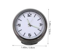 HIAKDOFT Horloge Quartz Auto Ventilation Clip et Tableau de Bord Horloge Adhésive pour Voiture Montre Auto Pratique pour Conduite Fixation Simple sur Sortie Air ou Tableau de Bord