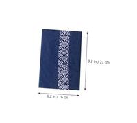 HIAKDOFT Housse de Protection pour Fait Main Étui Élégant Anti-rayures et Salissures Protège-couverture Vintage pour Cahiers et Manuels Scolaires