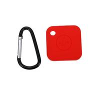 HIAKDOFT Housse de Protection Silicone pour Tile Mate Génération Étui Antirayures avec Porte Clés Compatible Traceur Intelligent Facile à Nettoyer et Installer Rouge