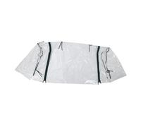 HIAKDOFT Housse De PVC Transparent pour Jardin Couverture Isothermique Résistante à Eau Et Au Vent pour Protéger Vos Plates-Bandes Extérieures Et Favoriser La Croissance des Plantes