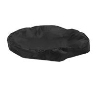 HIAKDOFT Housse pour Barbecue Extérieur en Tissu Oxford 210D Noir, Diamètre 80 CM, Protection Imperméable Anti-Poussière Ventilation Supérieure, Adaptée aux Tables de Grill et Foyers de