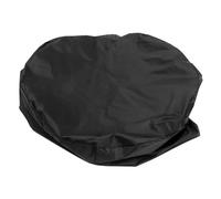 HIAKDOFT Housse pour Barbecue Imperméable Et Résistante Aux UV pour Petit Barbecue Rond 85x40 Cm en Tissu Oxford Noir, Couverture De Gril Extérieur Pratique Et Coupe-Vent