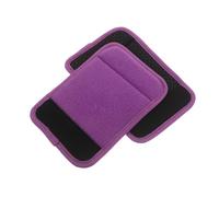 HIAKDOFT Housses Antidérapantes pour Poignées de Béquille pour Personnes Âgées, Coussins Rembourrés en Polyester Respirant, Lot de 1 Paire Violet, Accessoires Confortables pour