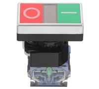 HIAKDOFT Interrupteur à Bouton-poussoir Double Position Résistant Normalement Ouvert Fermé Commande Électrique Manuelle Industrielle Remplacement