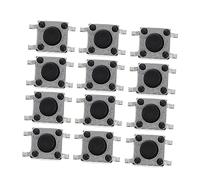 HIAKDOFT Interrupteur Tactile Momentané 100 Pièces, Kit Remplacement Bouton Poussoir pour Circuits Électroniques, Accessoires Précis pour Panneau PCB, Usage Industriel Et Électroménager