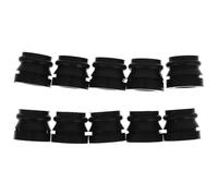 HIAKDOFT Kit de 10 Patins Amortisseurs en Caoutchouc pour Tronçonneuse à Essence 52/58 Pièces de Rechange pour Montage de Prise des Vibrations Accessoires pour Entretien et Réparation